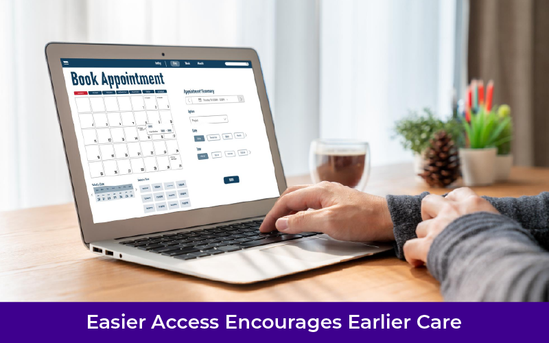 Easier Access Encourages Earlier Care