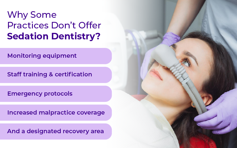 Why Some Practices Don’t Offer Sedation Dentistry