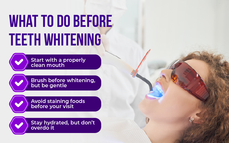 What to Do Before Teeth Whitening (The Practical Stuff That Actually Matters)