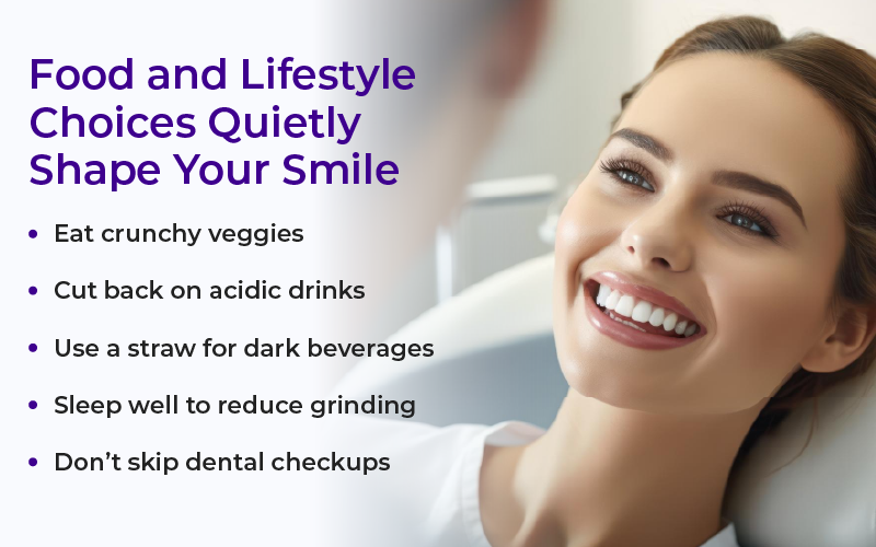 Food and Lifestyle Choices Quietly Shape Your Smile