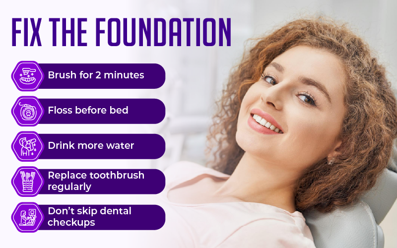 Fix the Foundation, Because Healthy Teeth Smile Better