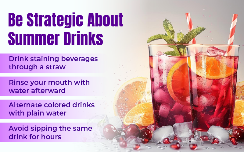 1. Be Strategic About Summer Drinks