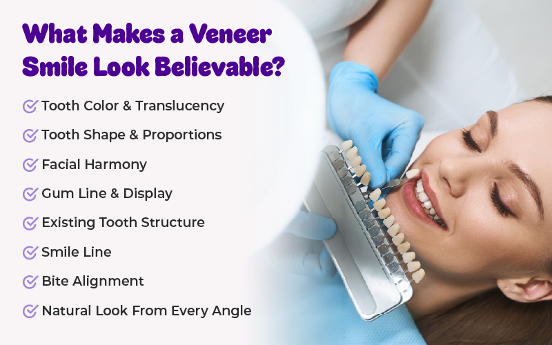 What Makes a Veneer Smile Look Believable?